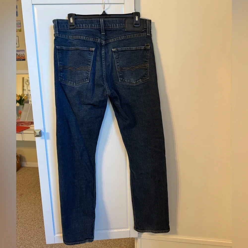 Men's Denizen from Levi Slim 232 Straight Fit Blue Jeans - Picture 2 of 2